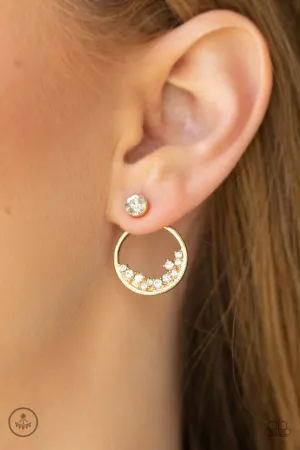 Rich Blitz Gold Paparazzi Earrings