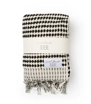 Riviera Pool Towel - Black