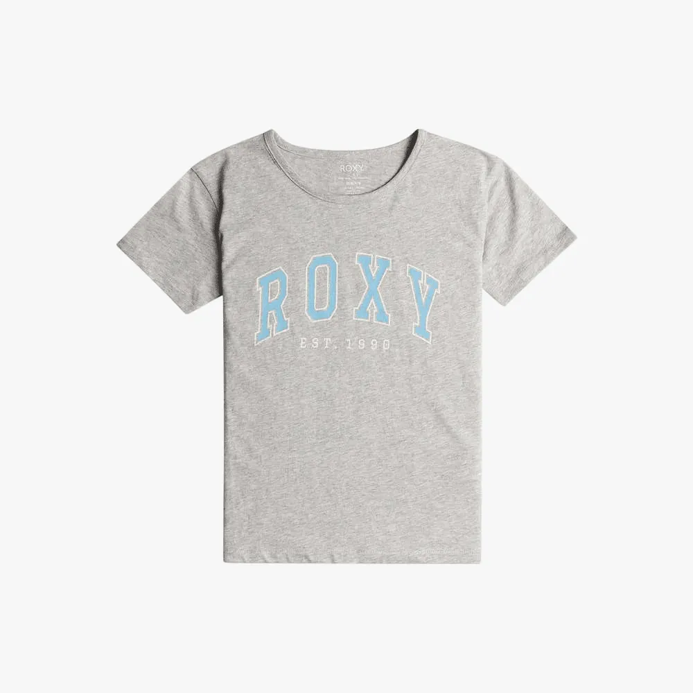 Roxy Girls Day & Night B Short Sleeve Tee Heritage Heather