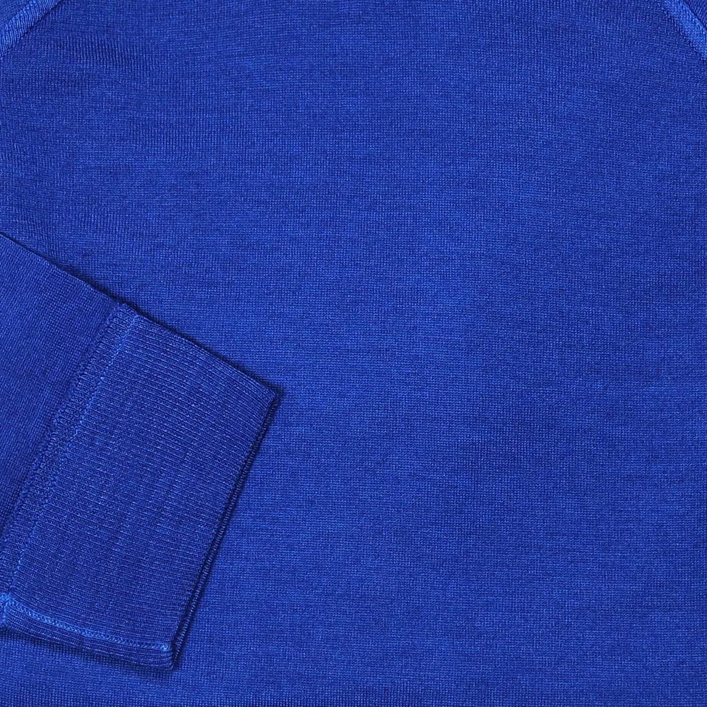 Royal Blue Lightweight Wool Crewneck Sweater