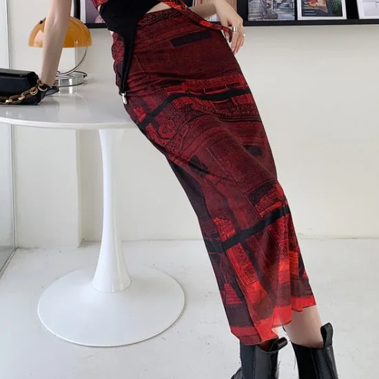 Sabrina Streetwear Two Piece Skirt Set