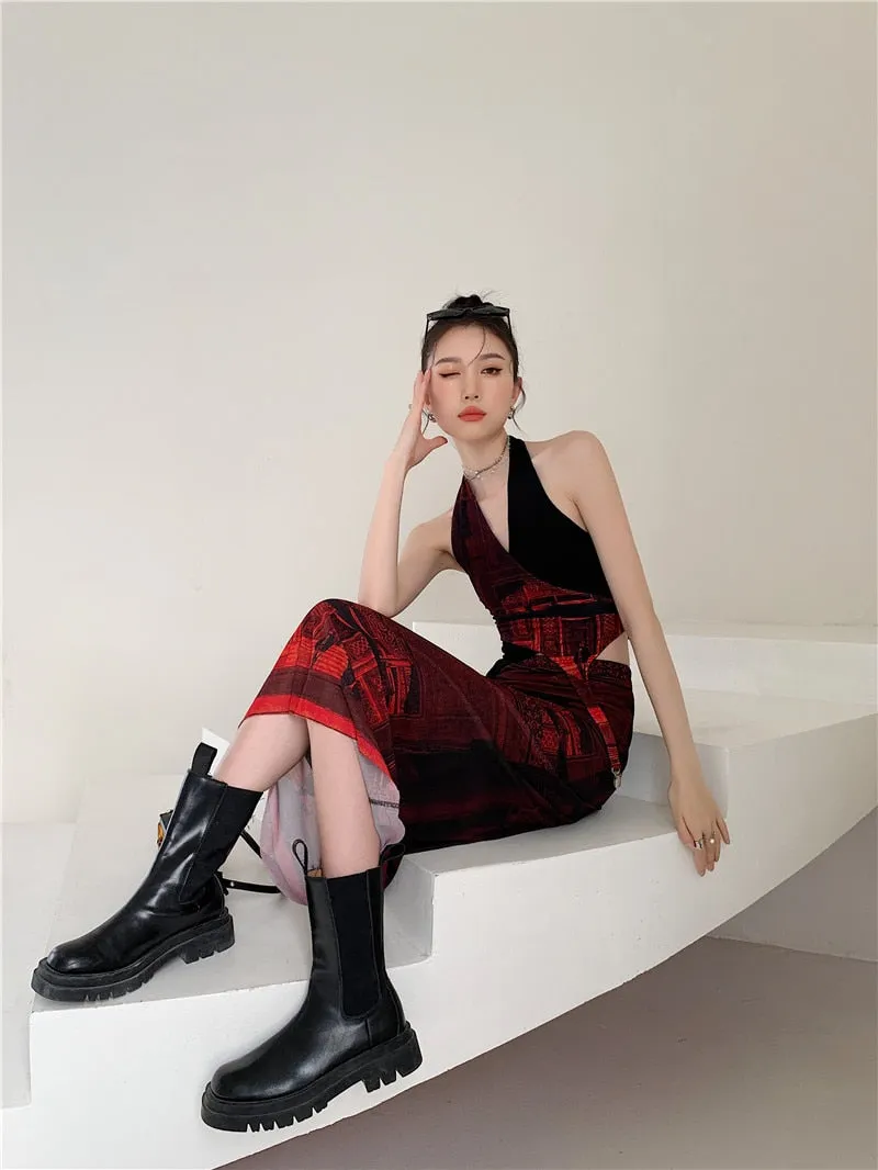 Sabrina Streetwear Two Piece Skirt Set