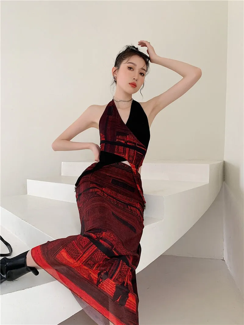 Sabrina Streetwear Two Piece Skirt Set