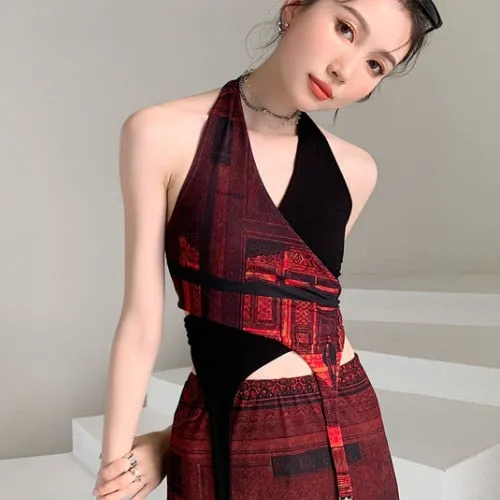 Sabrina Streetwear Two Piece Skirt Set