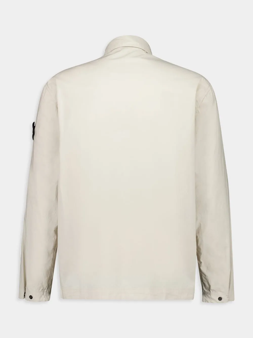 Sand Stretch Cotton Tela Overshirt