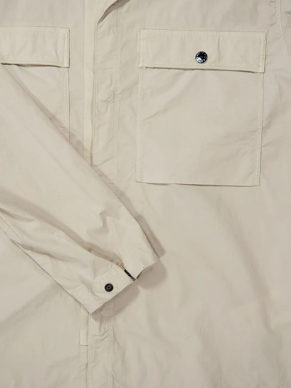 Sand Stretch Cotton Tela Overshirt