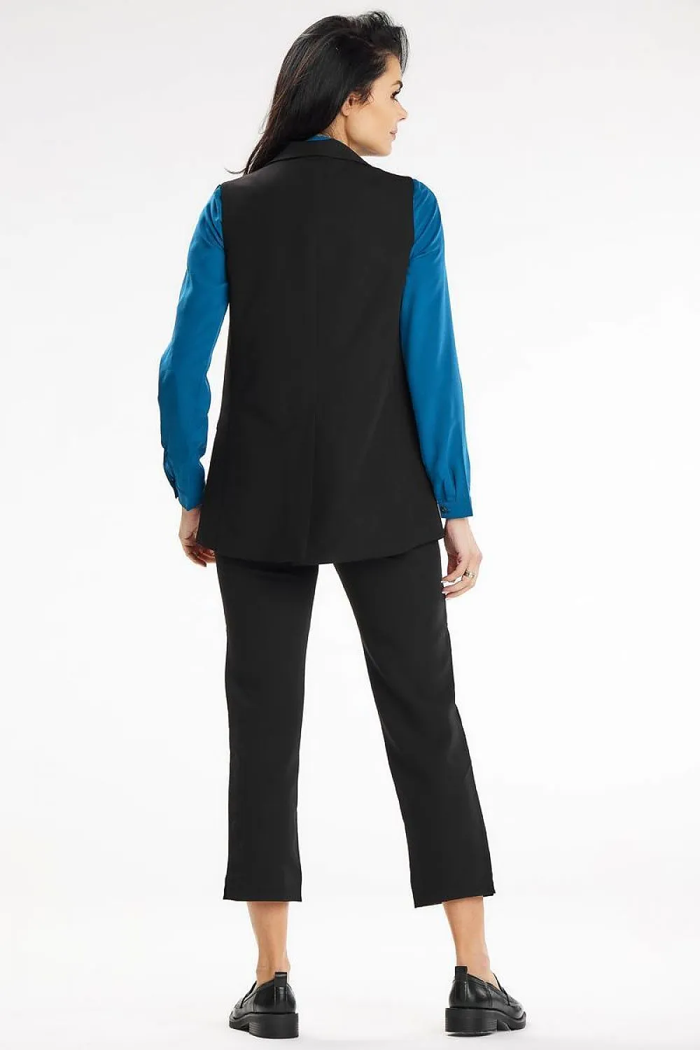 Shawl-Collar Fitted Gilet