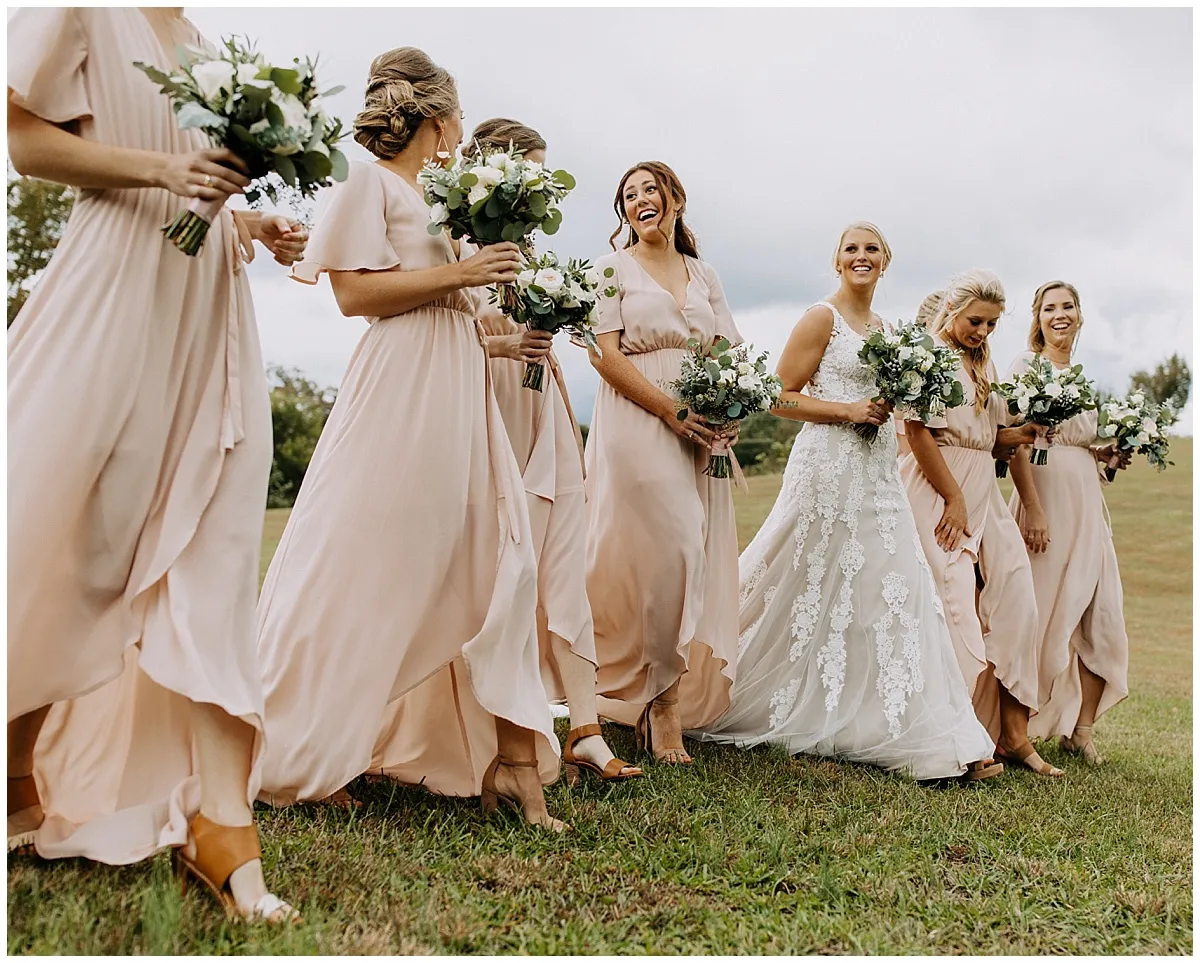 Sheath V-neck Short Sleeves Long  Bridesmaid Dresses With Slit, BD1113