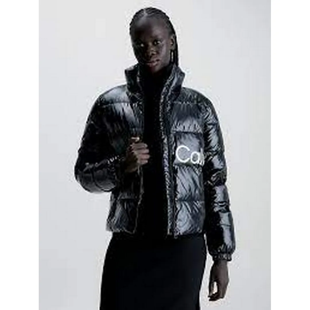Shiny Short Fitted Jacket