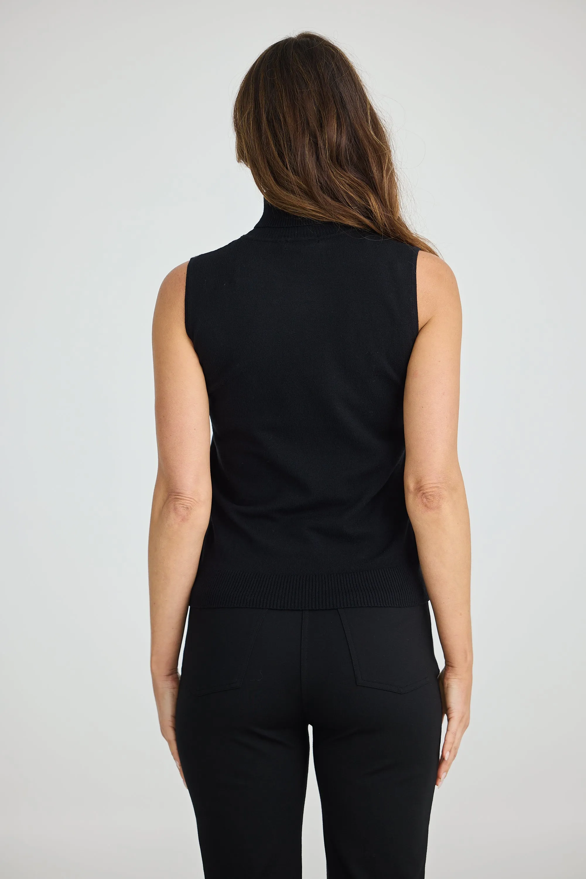 Skye Knit Top Black