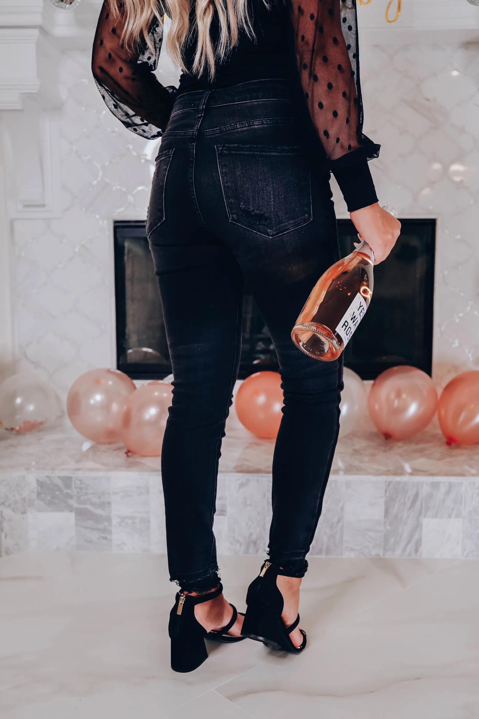 Smokey Distressed Ankle Jeans