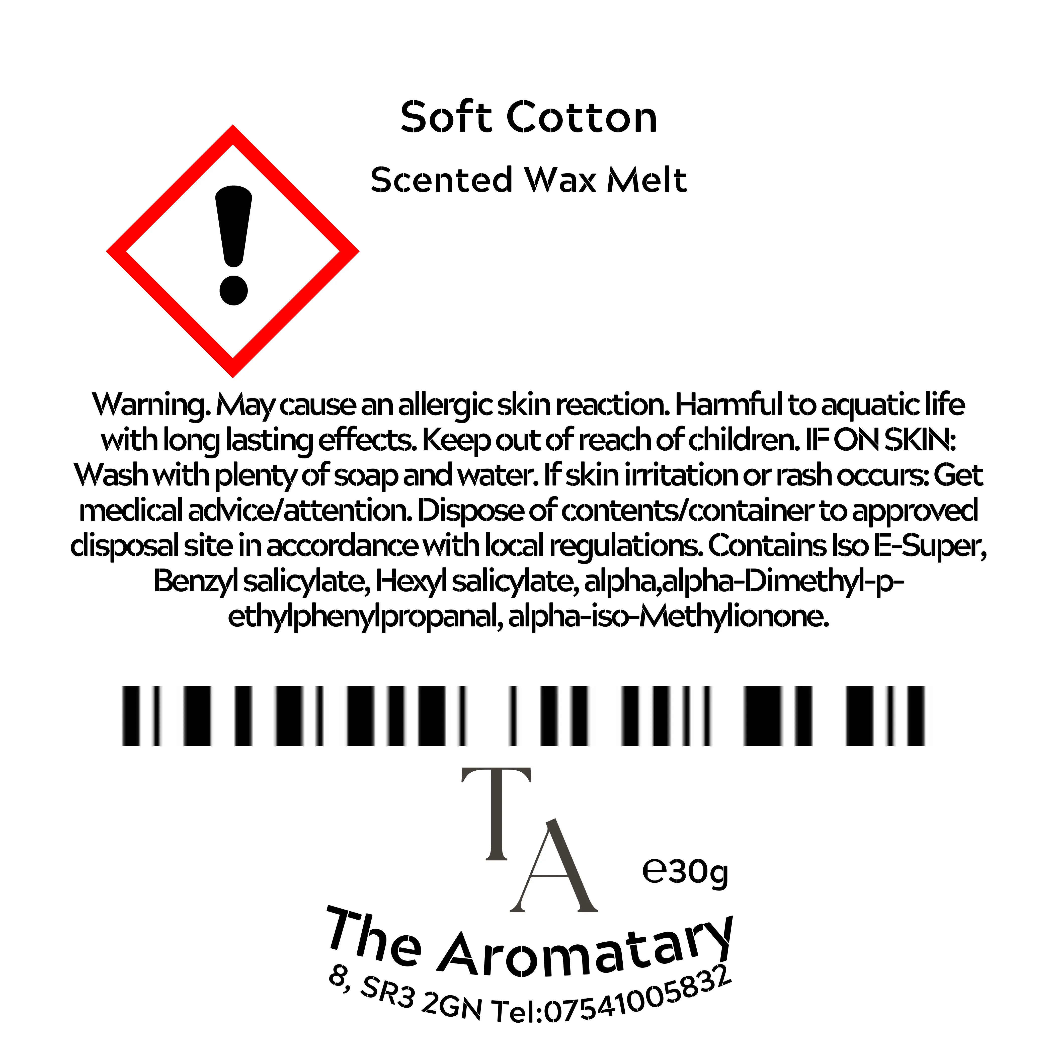 Soft Cotton Wax Melt