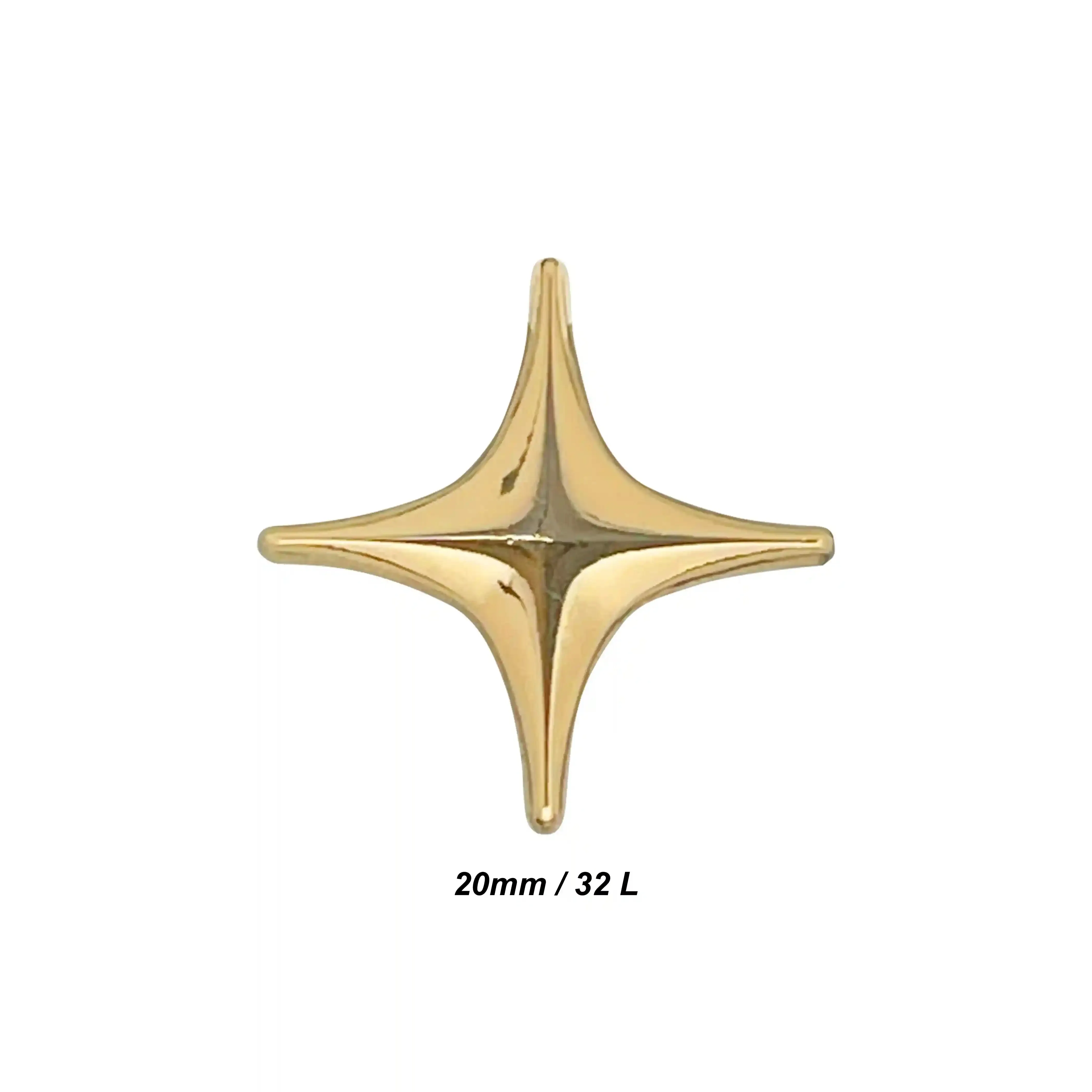 Spinner Star Style 20mm Button