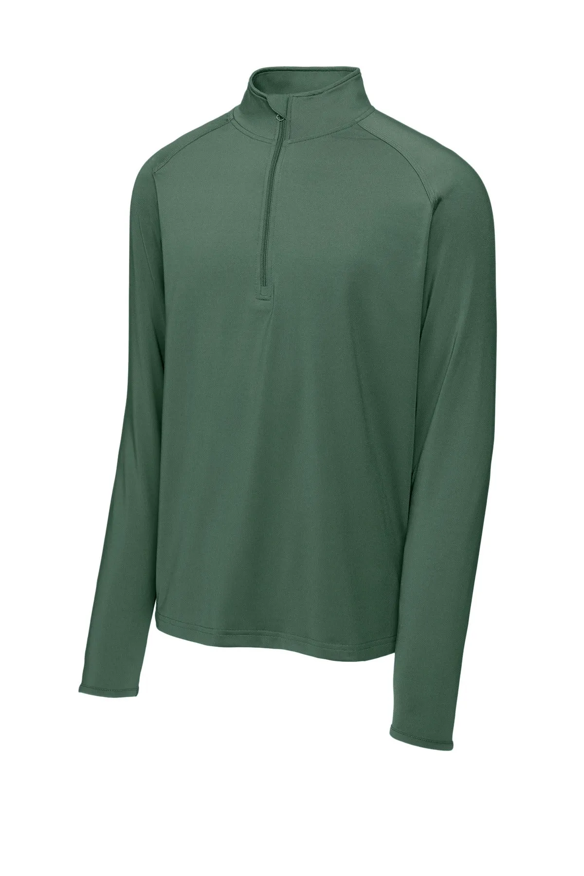 Sport-Tek Sport-Wick Stretch 1/4-Zip Pullover. ST850 Forest Green