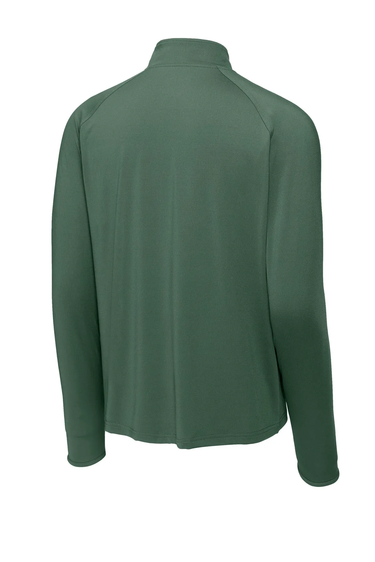 Sport-Tek Sport-Wick Stretch 1/4-Zip Pullover. ST850 Forest Green
