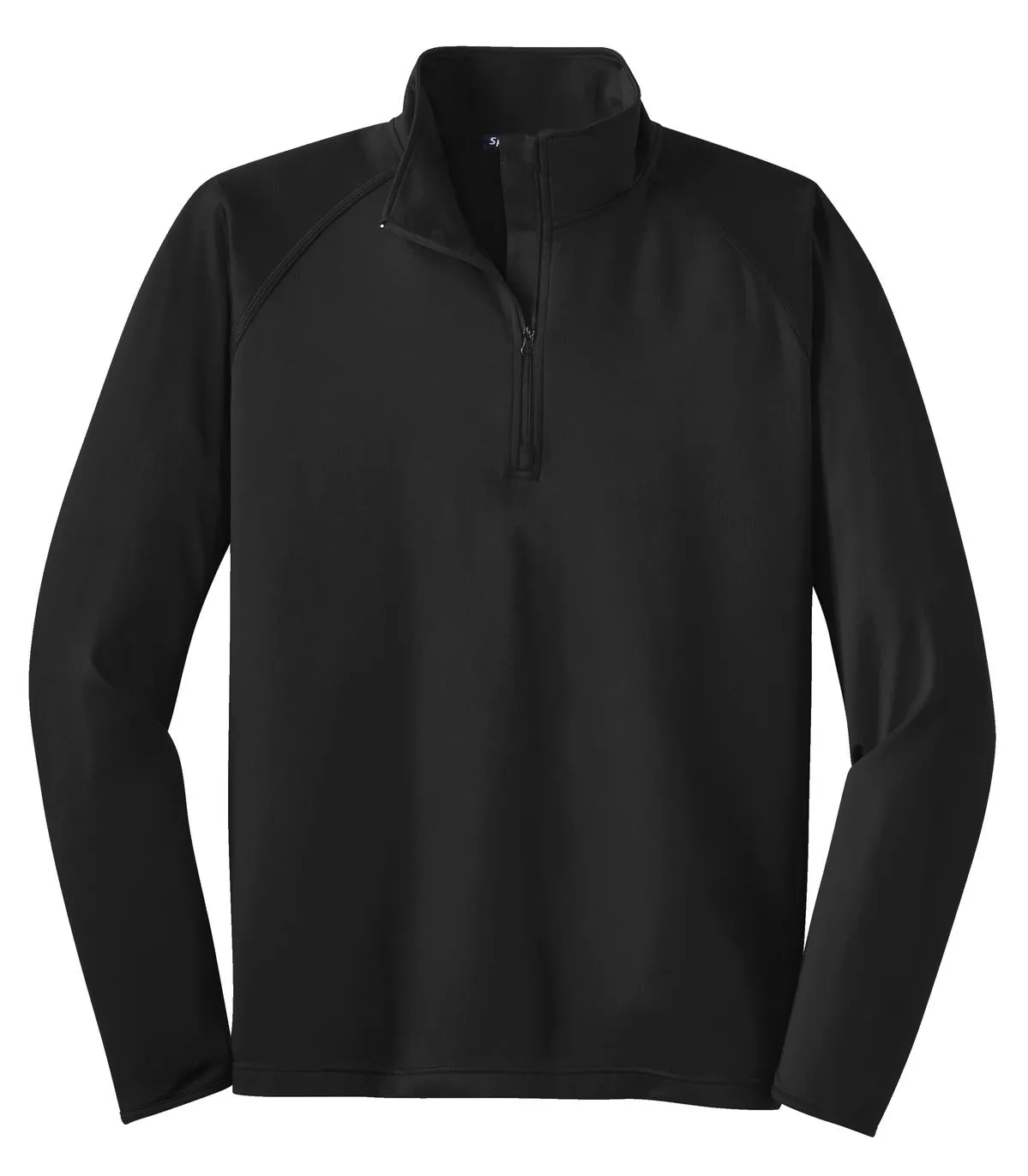 Sport-Tek Tall Sport-Wick Stretch 1/4-Zip Pullover. TST850 Black Tall