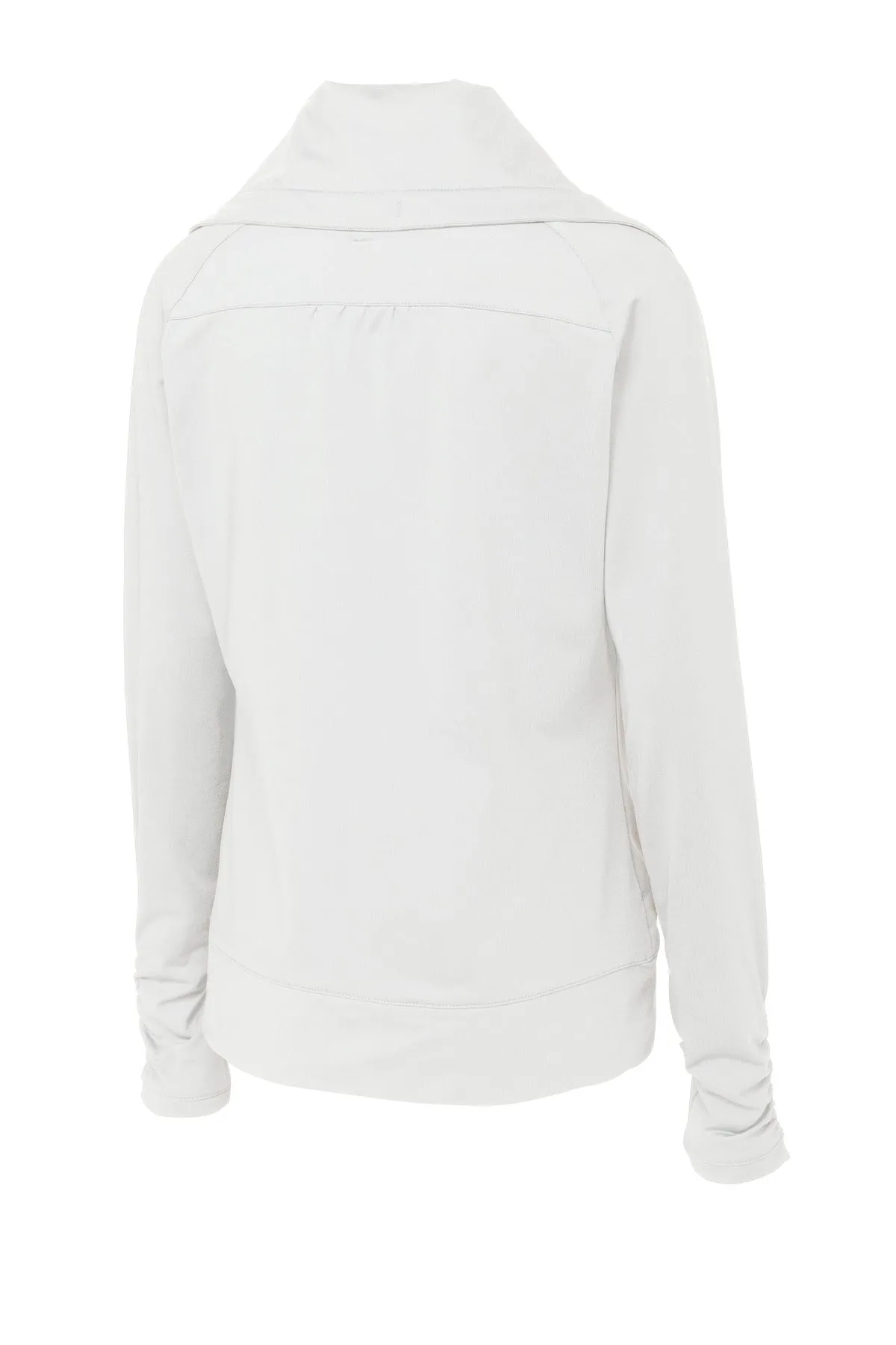 Sport-Tek Women's Sport-Wick Stretch Full-Zip Jacket. LST852 White