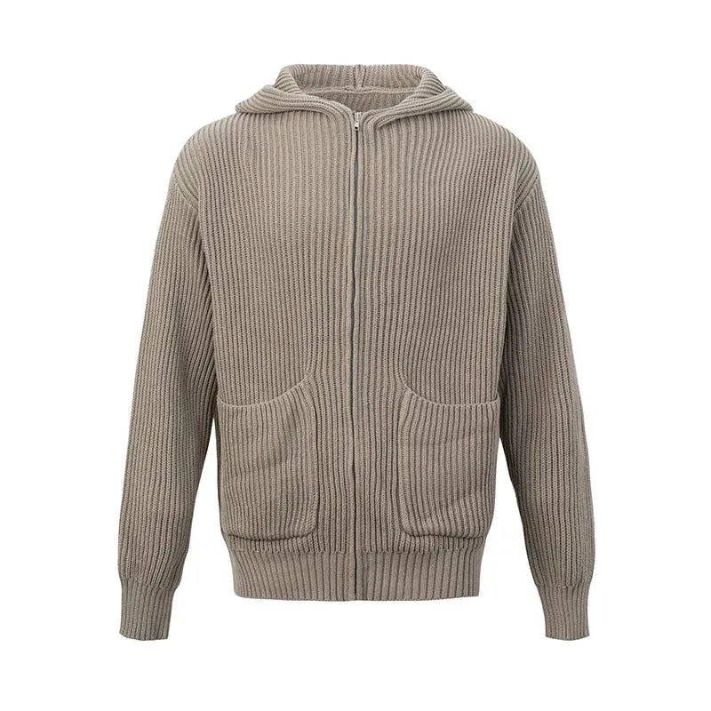 ST MORITZ KNITTED ZIP UP