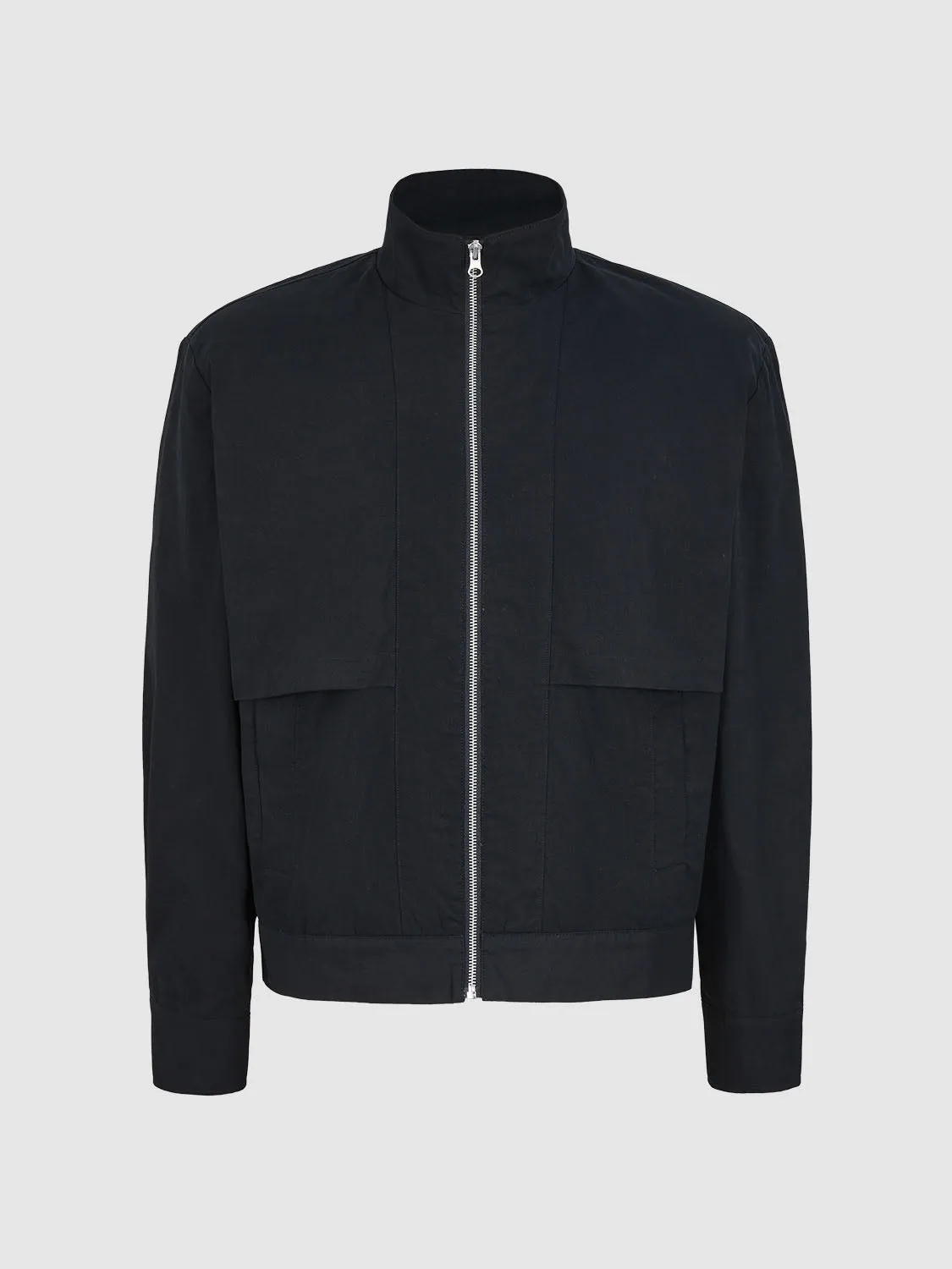 Stand Collar Mid-Length Jackets