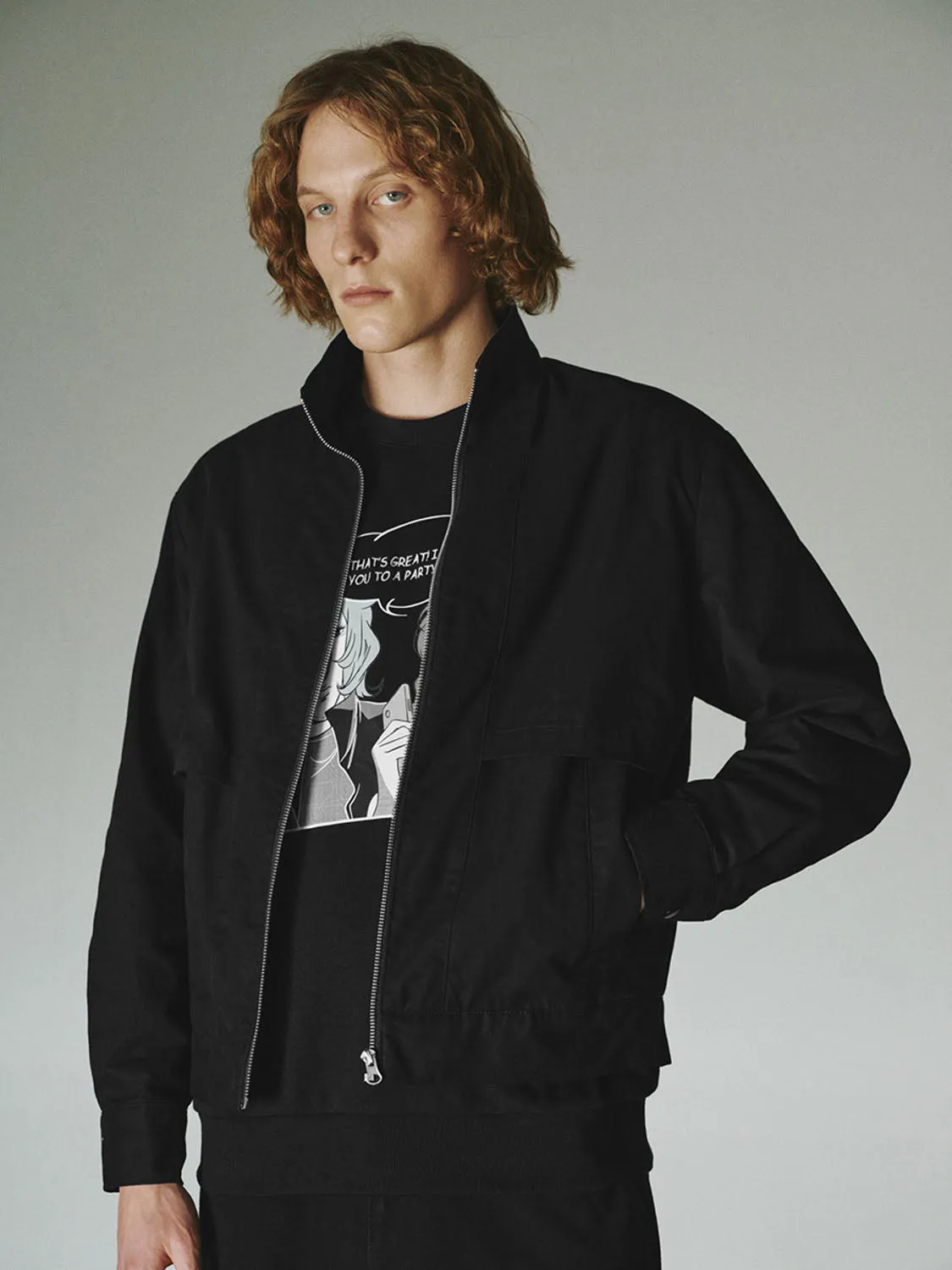 Stand Collar Mid-Length Jackets