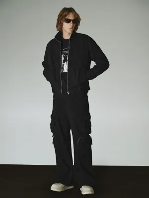 Stand Collar Mid-Length Jackets