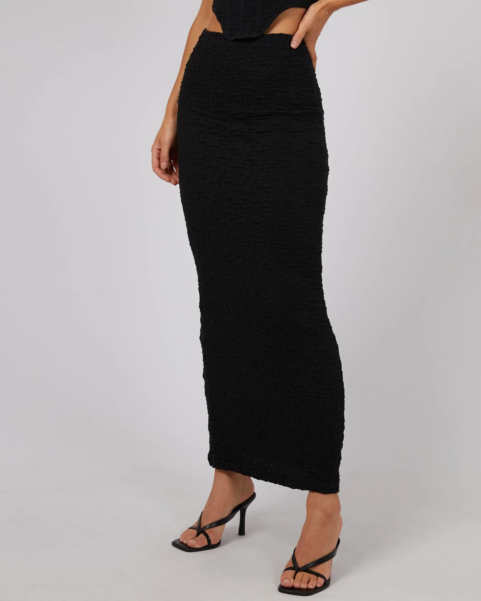 Stassie Maxi Skirt Black
