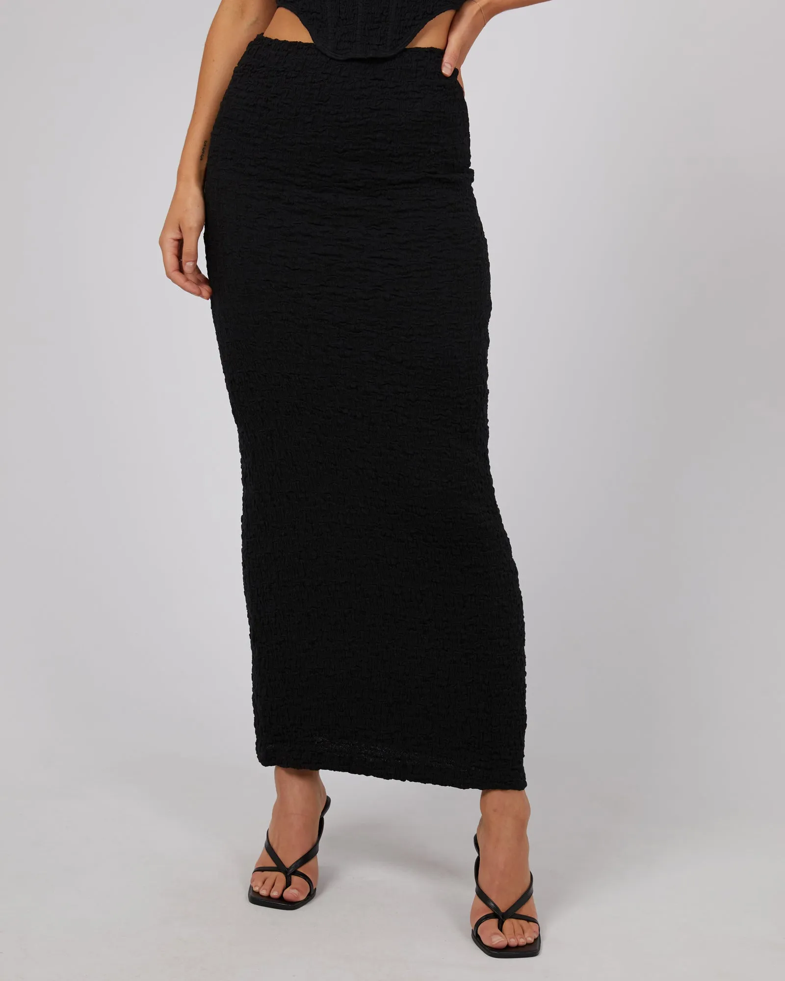 Stassie Maxi Skirt Black