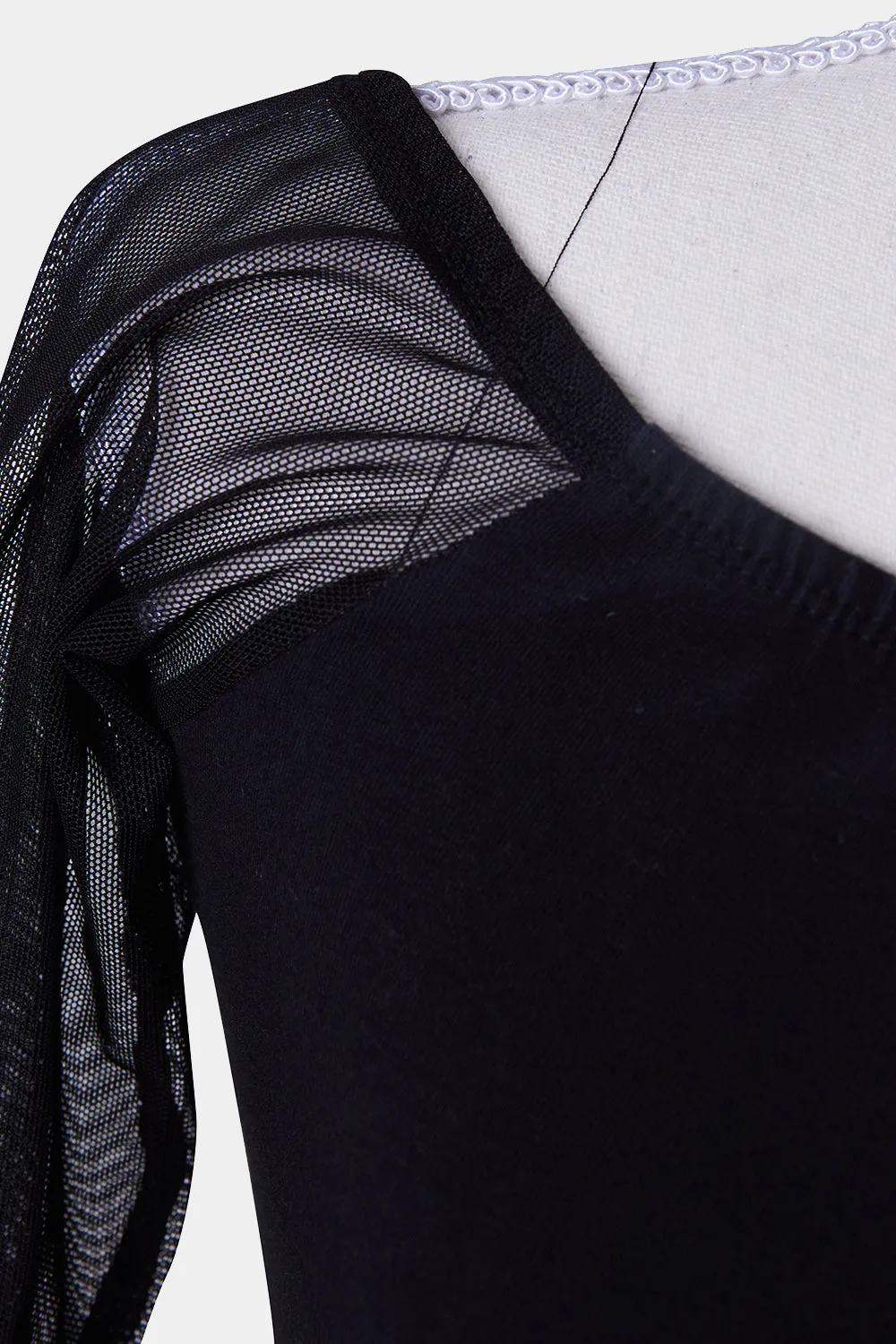 Stolen Girlfriends Club Black Stretch Long Sleeve Dress