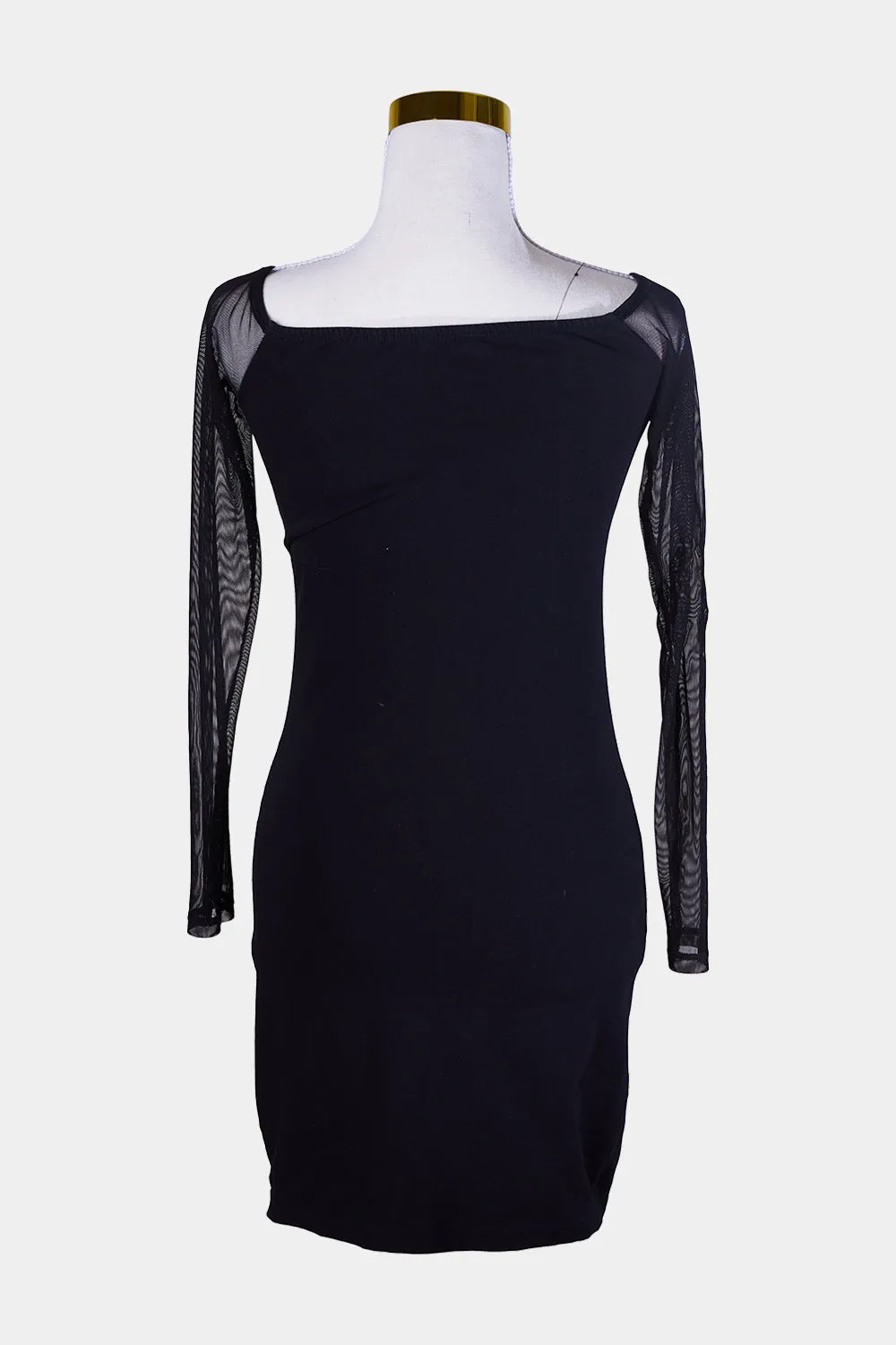Stolen Girlfriends Club Black Stretch Long Sleeve Dress
