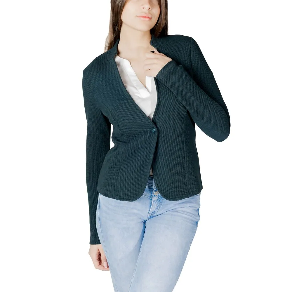 Street One Green Cotton Suits & Blazer