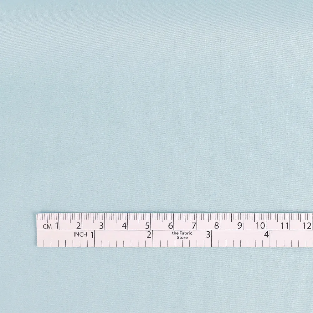Stretch Cotton / Poly Twill - Ice Blue