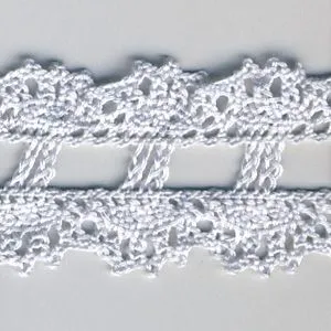 Stretch Torchon Lace #100 Pale Silver