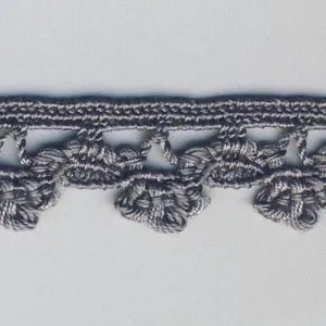 Stretch Torchon Lace #159 Medium Gray