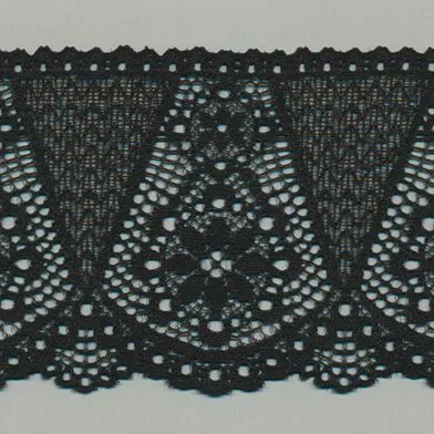 Stretch Trimming Lace #50 Black