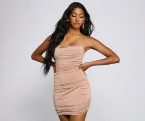 Stunning Style Stylish Ruched Mini Dress