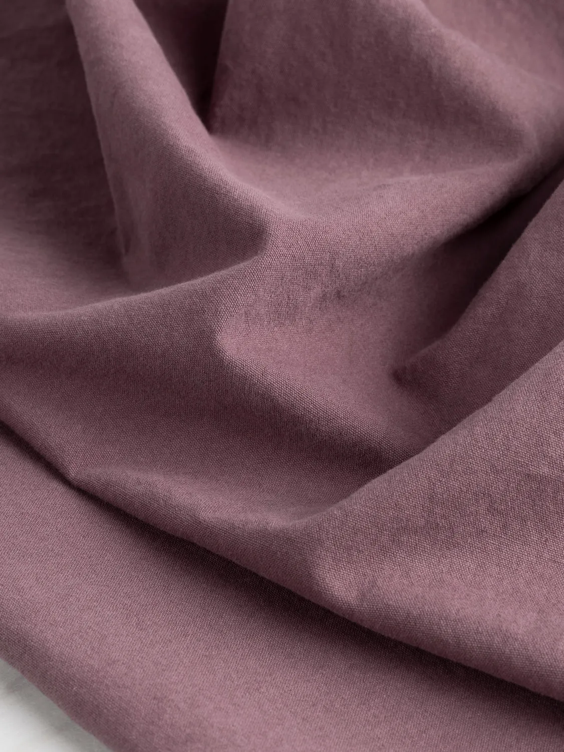 Substantial Organic Cotton Broadcloth - Dusty Mauve - Swatch