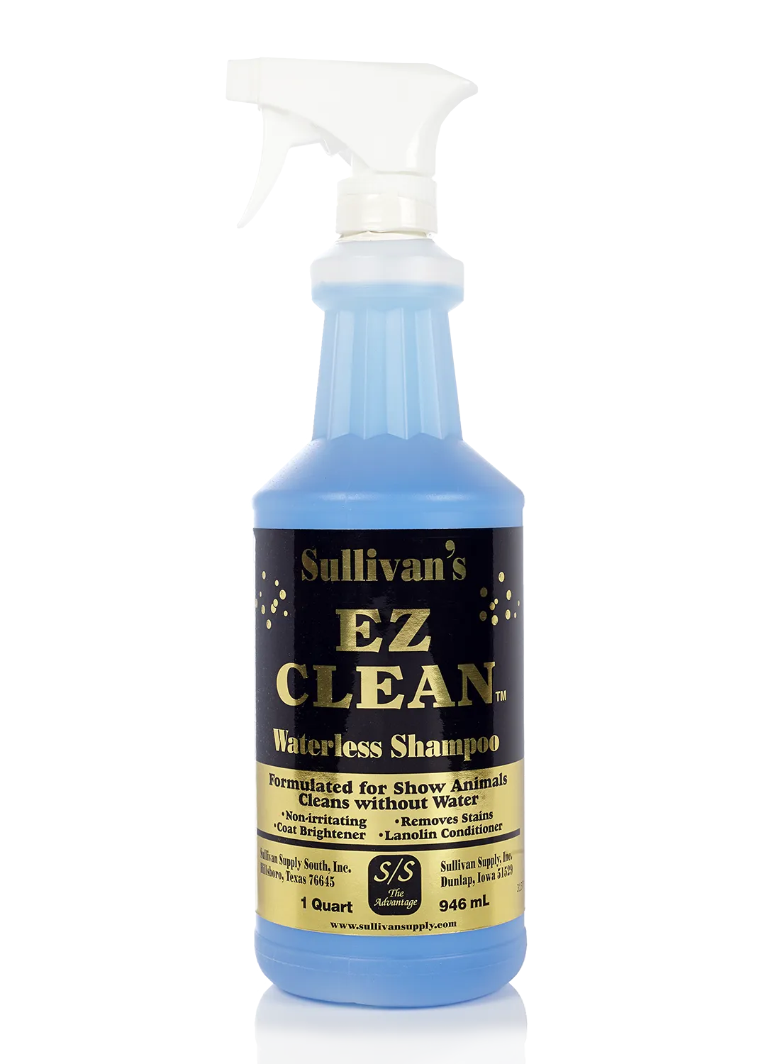 Sullivans EZ clean / waterless shampoo