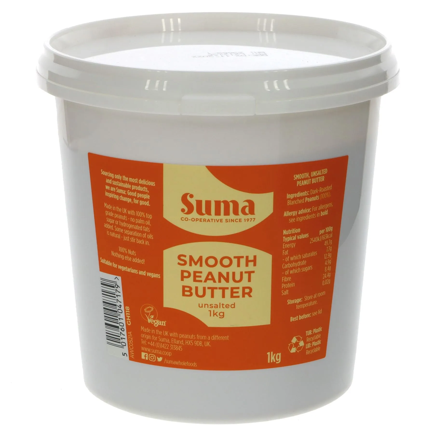 Suma | Smooth Peanut Butter | 1kg
