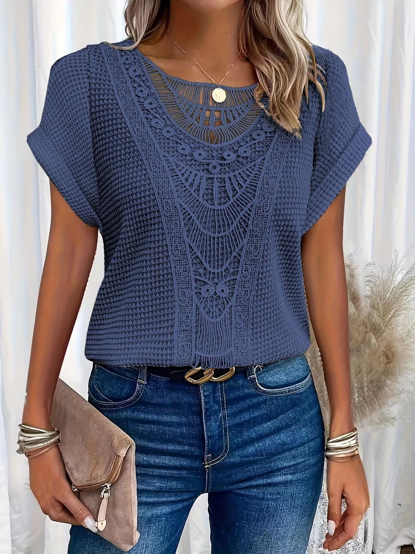 SUZI - EXQUISITELY CRAFTED KNIT TOP