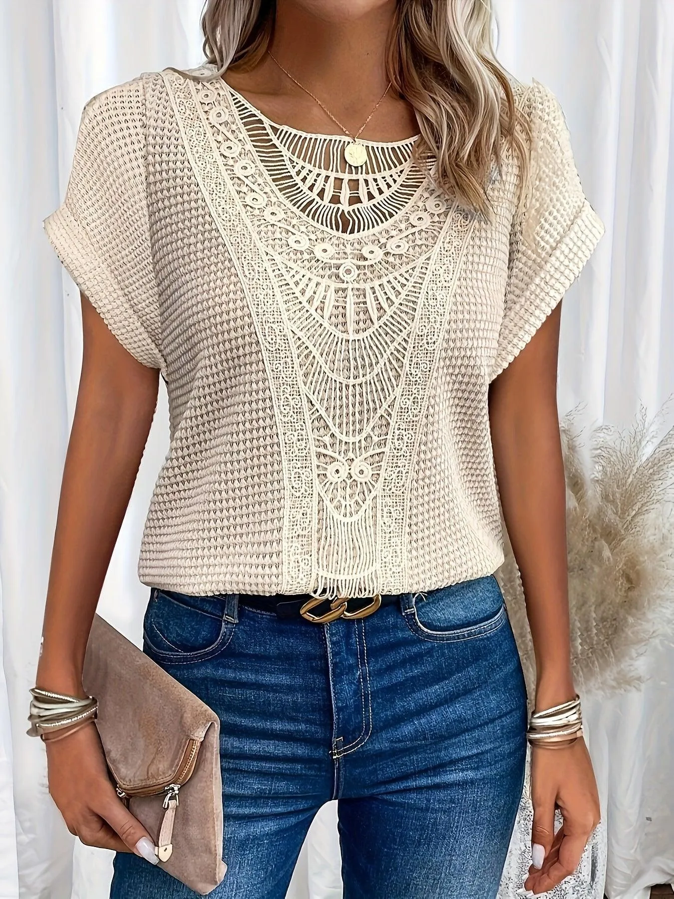 SUZI - EXQUISITELY CRAFTED KNIT TOP