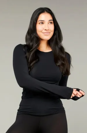 Tani High Neck Long Sleeve / Black