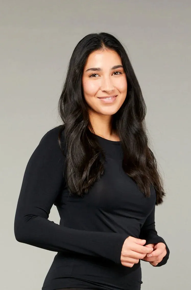 Tani High Neck Long Sleeve / Black
