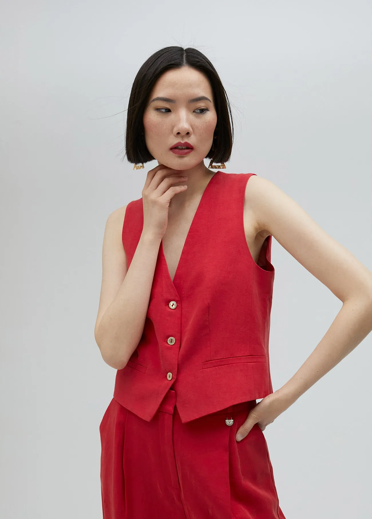 Tencel waistcoat