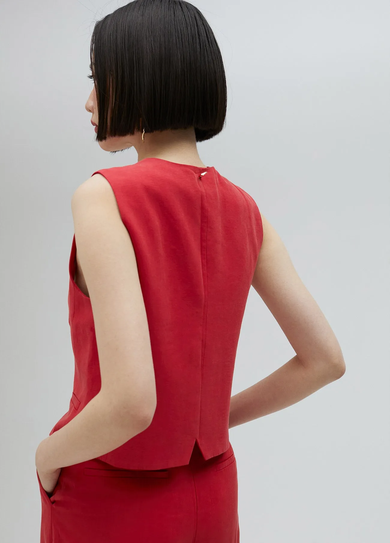 Tencel waistcoat