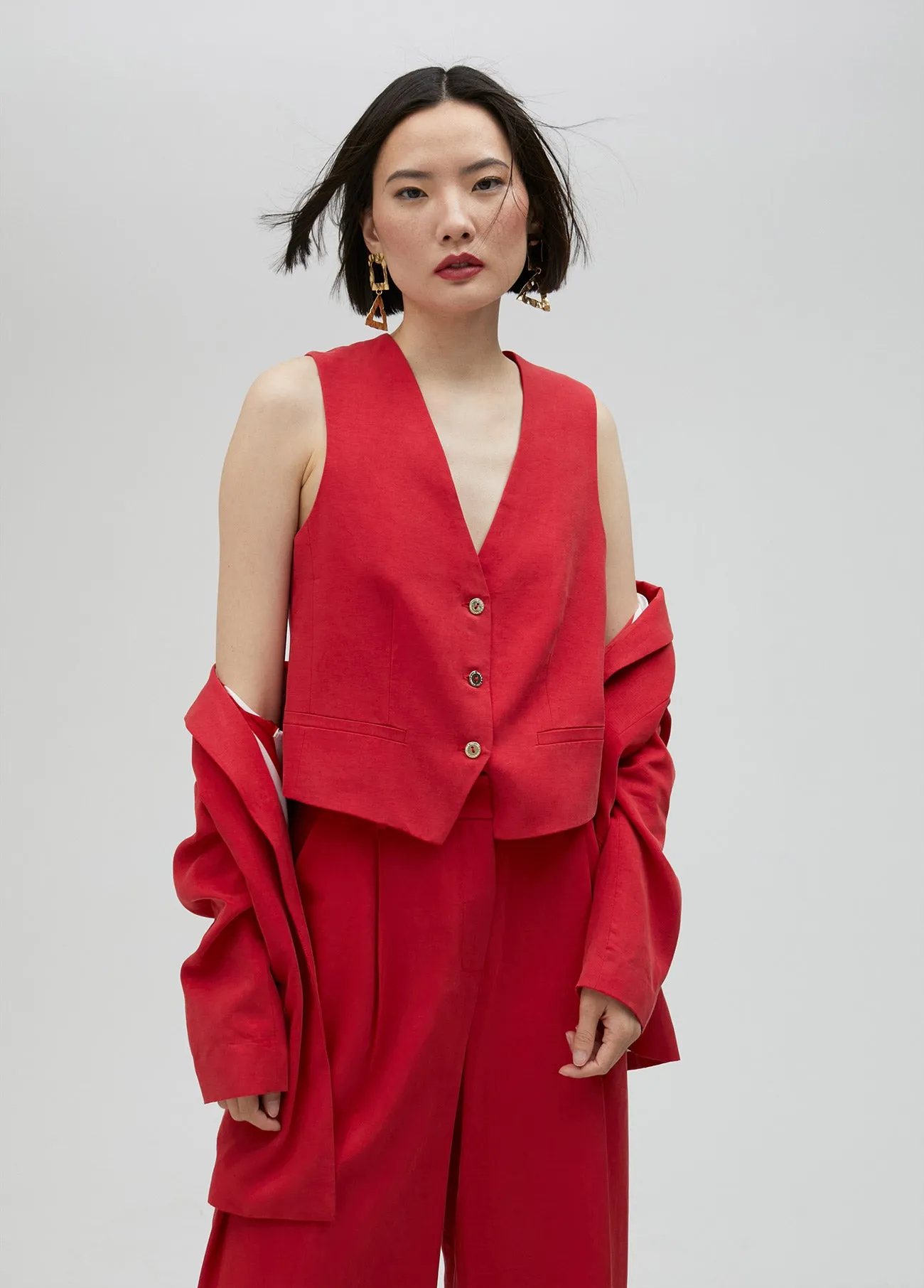 Tencel waistcoat