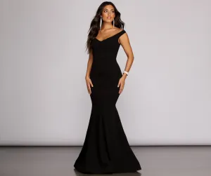 Tessa Off The Shoulder Ruched Dress