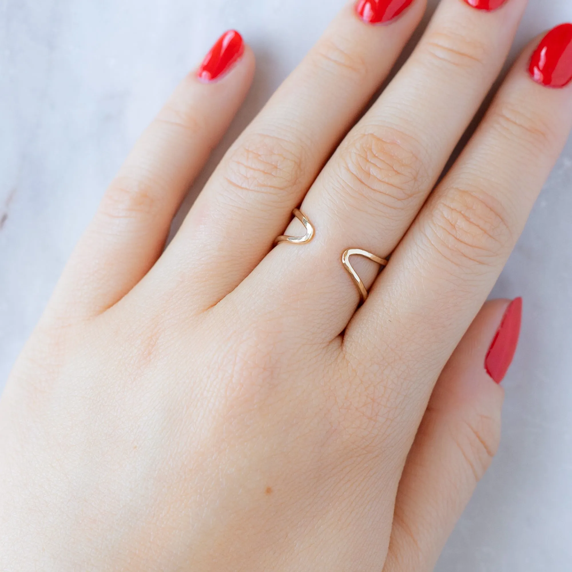 The Arrow Ring | Gold Filled