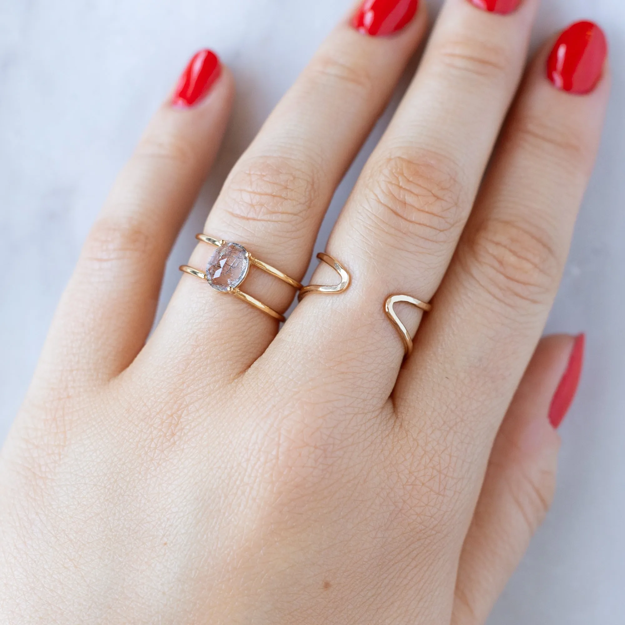 The Arrow Ring | Gold Filled