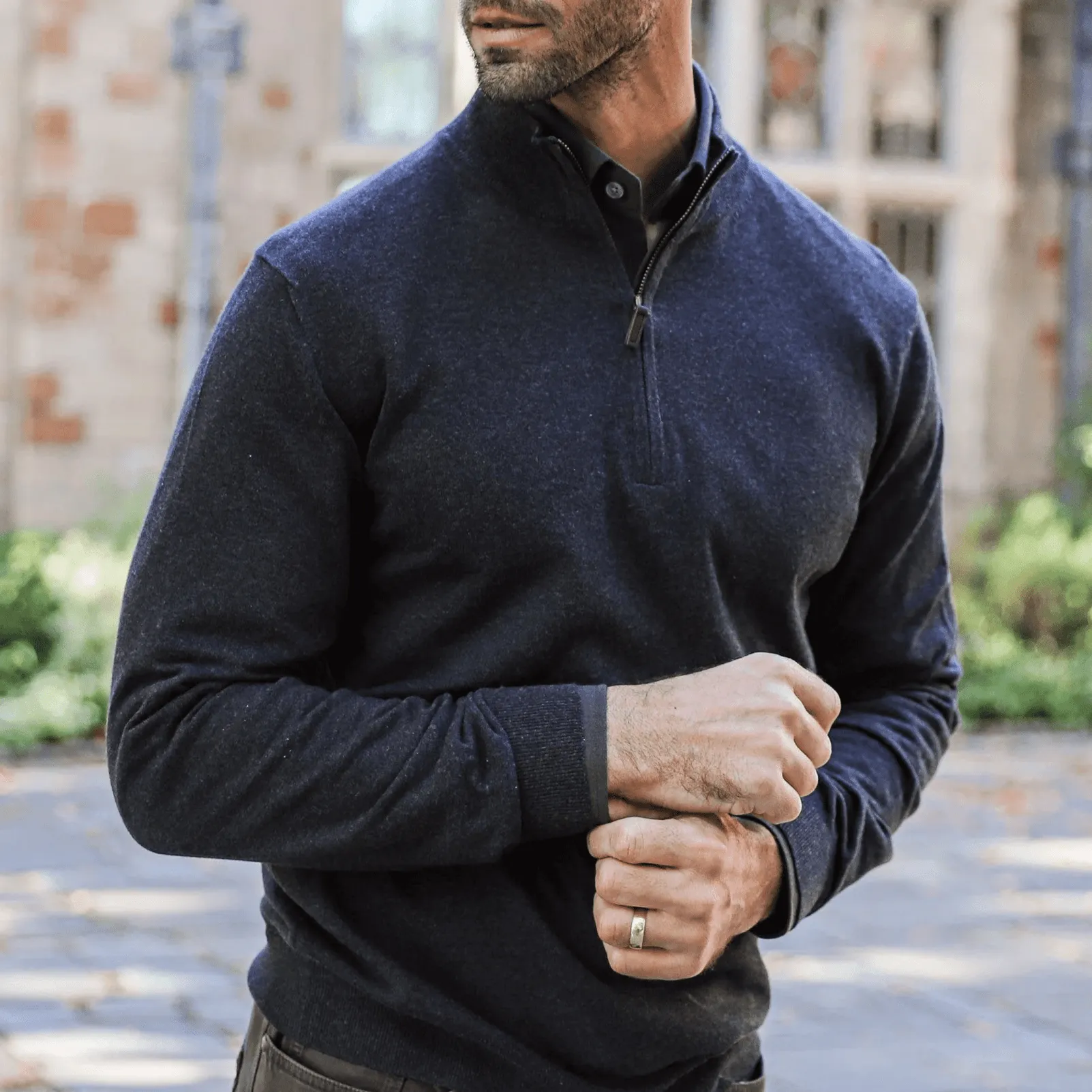 The Charcoal Heather Easterley Pullover Sweater