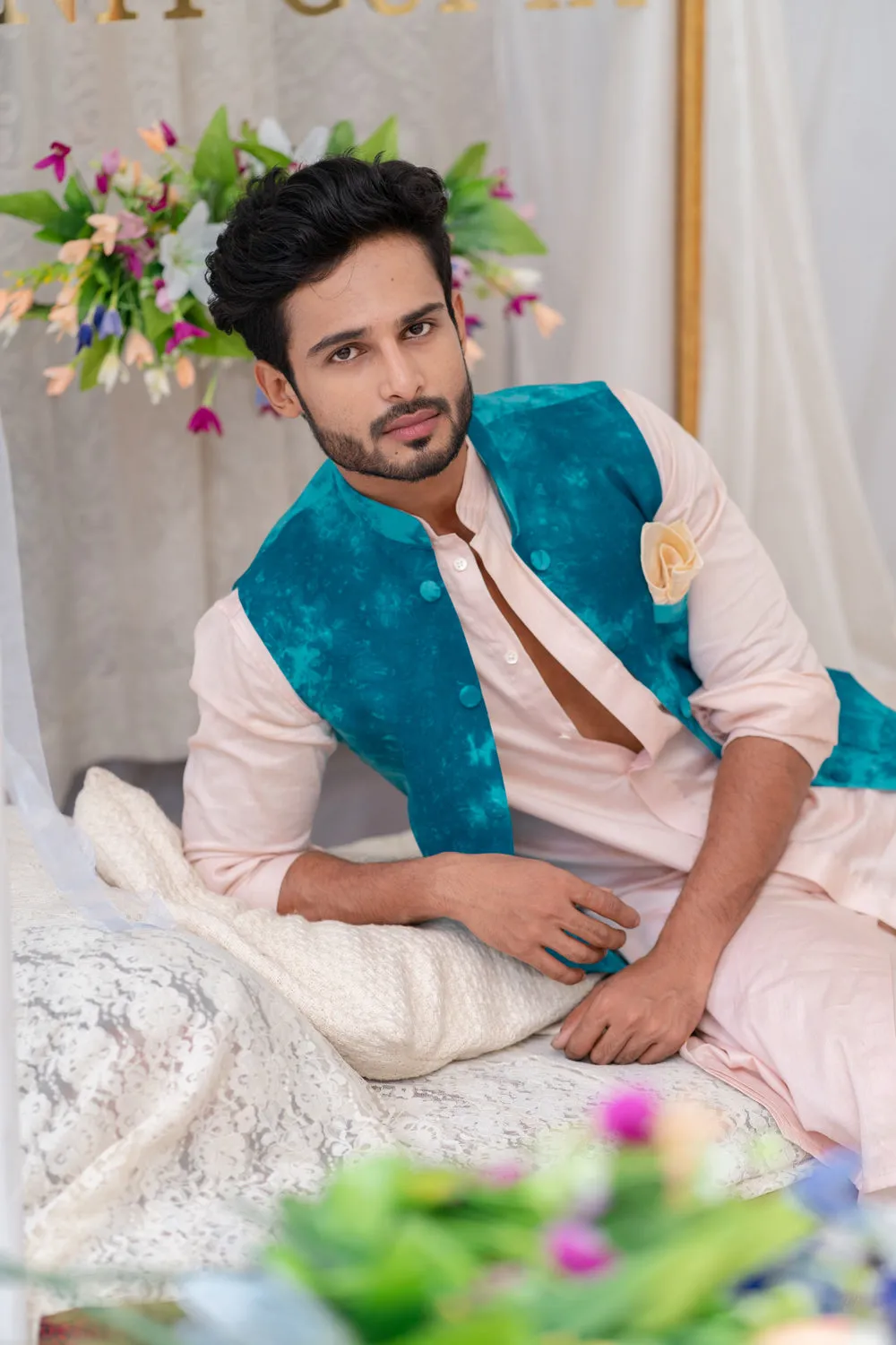 Tie And Dyeblue Bundi